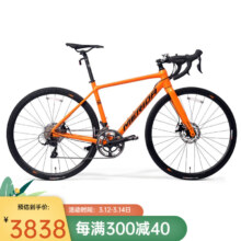 美利達（MERIDA）幻影5D   碟刹 18速公路自行车 橘 700*50 (建议身高170-180CM)