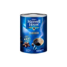 麦斯威尔 马来西亚进口 速溶香醇黑咖啡500g/罐 可冲277杯