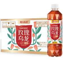 PLUS会员：旭日森林 玫瑰无糖乌龙茶 510ml*15瓶 整箱