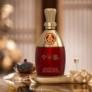 宜宾五粮液总厂生产，金谷春 52度浓香型白酒500mL*6瓶礼盒装 整箱