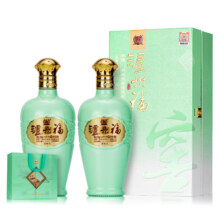 泸州股份出品，泸州福 紫陶装 52度纯粮浓香型白酒500mL*2瓶装