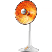 艾美特（AIRMATE）取暖器/小太阳/电暖器家用/鸟笼子电热暖气 92厘米台立两用高度可调节定时暖气扇烤火炉 HF1214T-W