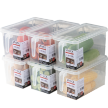 家の物语（KATEI STORY）四个装日本冰箱收纳盒保鲜盒冷冻大号食品级鸡蛋杂粮厨房收纳神器