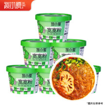 PLUS会员: 谈小爱 藤椒风味宽宽粉 93g*6桶