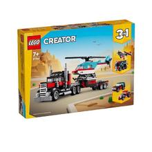 LEGO 乐高 LEGC乐高31146直升机平板运输车男女孩益智拼搭积木玩具
