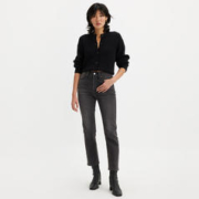 Levi's 李维斯 春季新款wedgie直筒女牛仔烟管裤显瘦显高时尚百搭