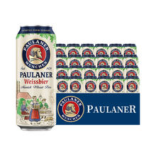 春焕新：PAULANER 保拉纳 柏龙 小麦白啤酒 500mlx24罐装