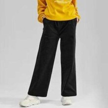 SKECHERS 斯凯奇 女款灯芯绒垂感直筒裤 L323W088