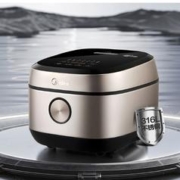 京东PLUS：Midea 美的  美的（Midea）电饭煲 0涂层不锈钢 多功能IH电磁加热 健康杂粮饭 HC459S 4L