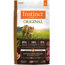 INSTINCT天然百利猫粮鸭肉全价无谷进口宠物天然粮通用全猫粮主粮 经典无谷 鸭肉全猫粮 10磅/4.5kg