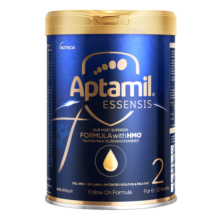 爱他美（Aptamil）ESSENSIS奇迹蓝罐 HMO较大婴儿配方奶粉 2段 6-12月 900g