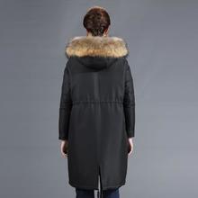 冰洁BENGEN 大毛领羽绒服女中长款 J30142302F