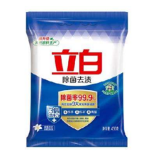 学生会员、plus：立白 洗衣粉 除菌去渍洗衣粉450g*1袋