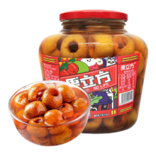Plus会员:果立方山楂罐头 1250g/瓶（需买3件）