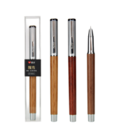 爱好（AIHAO）高端商务办公用品原木钢笔 M4橡木1支(F标准尖) 0.5mm 官方标配 包尖