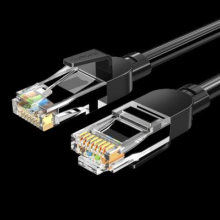 需首单、Plus会员:秋叶原 CHOSEAL 六类网线 CAT6类千兆网线1.5米 黑色 QS5062E