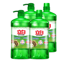 概率券、需首单、plus会员：Liby 立白 茶籽洗洁精1kg*4瓶