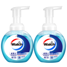 威露士 泡沫洗手液 健康呵护225ml×2 抑菌消毒99.9% 泡沫丰富易冲洗