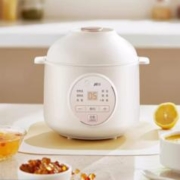 美的电炖锅 白瓷电炖锅1L