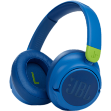 JBL JR460NC头戴式降噪儿童蓝牙耳机 英语网课教育学习无线麦克风学生耳机低分贝 通用华为苹果 新升级降噪蓝牙耳机湖水蓝