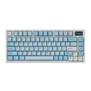 7号20点开抢、新品发售：ATK VXE V75PRO 高端电竞键盘 三模客制化键盘 81键 铝坨坨 天青 青海湖轴