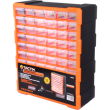 拓为（Tactix）收纳盒零件盒抽屉式乐高分格工具螺丝LEGO模型塑料盒零件箱60格