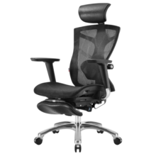 西昊V1人体工学椅家用电脑椅办公椅座椅可躺靠背老板椅电竞椅书桌椅子 V1灰网1699元