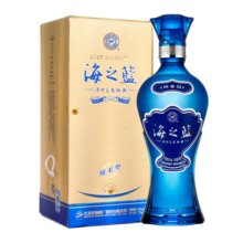 洋河海之蓝52度375mL 蓝色经典酒厂旗舰 绵柔浓香白酒送礼商务