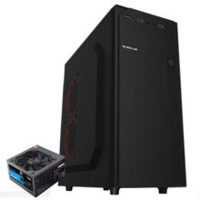 大水牛（BUBALUS）云逸+劲强500W 台式主机电脑机箱电源套装 游戏家用机电组套（支持ATX主板/支持背线/U3）299元 (月销1000+)