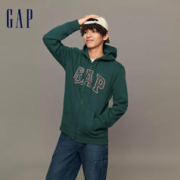 Gap 盖璞 男女秋冬软磨抓绒保暖休闲卫衣情侣装连帽外套