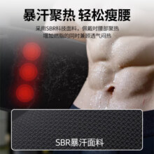 安踏（ANTA）护腰 支撑保护贴合透气暴汗护腰专业拳击举重腰带护锥加压护具 2542黑色（单片式） 均码