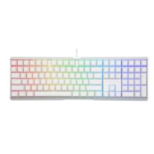 CHERRY 樱桃MX3.0S 108键机械键盘 有线游戏键盘 电竞电脑笔记本办公 全尺寸 白色 RGB 黑轴