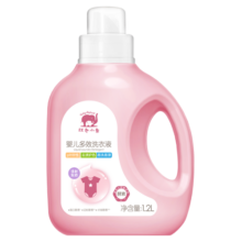 红色小象 婴儿宝宝洗衣液0-12个月 去渍去污多效洗衣液（清新果香）1.2L23元 (月销2000+)