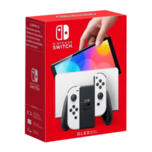 任天堂（Nintendo）switch oled海外版游戏机ns续航加强版便携家用体感掌机 OLED日版白色主机64GB 保税仓发