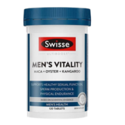 Swisse斯维诗雄风片 牡蛎精玛咖淫羊藿 男性机能活力120片 【调节男性机能】1瓶装