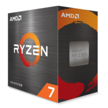 AMD 锐龙 台式机 CPU 处理器 AM4接口 R7 5700X 盒装CPU