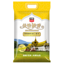 太粮 曼哈浓香 泰粮德莉进口香米 5kg（进口原粮 籼米 油粘米 ）42.9元
