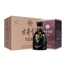plus会员：京东百亿补贴：古井贡酒 年份原浆古5 45度浓香型 45度 500mL 6瓶 整箱装+赠 爸爸的欣肝保倍黄精人参酵素饮品*1盒