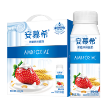 plus、需凑单：伊利 安慕希 草莓燕麦风味酸牛奶200g*10瓶/整箱 *3件