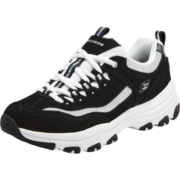 斯凯奇（Skechers）厚底老爹鞋女时尚小白鞋百搭休闲运动鞋8730076 黑色/多彩色/BKMT 37