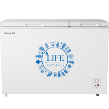 海信(Hisense) 冰柜家用双温大冷柜280升 商用冷藏冷冻柜大容量 一级能效保鲜柜BCD-280ND