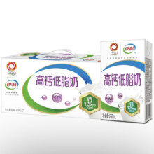 再降价、PLUS会员：yili 伊利 高钙低脂牛奶250ml*24盒*2件