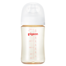 贝亲（Pigeon)奶瓶婴儿宽口径ppsu材质奶瓶 自然实感第3代 330ml 6-9月 自带L号奶嘴