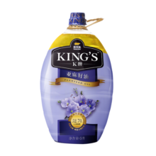金龙鱼 KING'S 食用油 进口原料 特级初榨 亚麻籽油5L