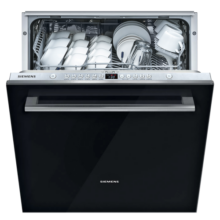 西门子SJ636X04JC(含黑色门板) 12套大容量家用洗碗机嵌入式  智能除菌 变频节能 三重烘干 洗烘一体