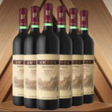 京东plus、百亿补贴：长城 干红葡萄酒  特酿3解百纳 750ml 6瓶