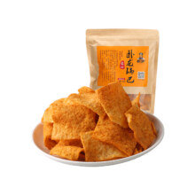 88vip：卧龙 老灶锅巴爆辣味400g*10袋小吃网红休闲食品