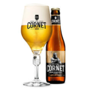 CORNET SWINKELS FAMILY BREWERSCORNET比利时进口 橡树风味精酿黄金啤酒 4瓶Cornet啤酒+1支Cornet酒杯