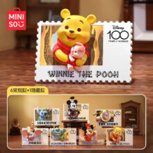MINISO 名创优品 迪士尼周年复古邮票系列 盲盒 单盒