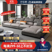 FA SA DI HOUSEHOLD 法莎蒂 轻奢科技布沙发 双+双+贵妃榻 3.3m